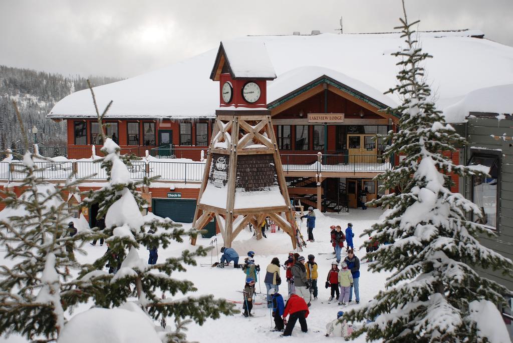 Schweitzer Mountain Resort White Pine Lodge サンドポイント エクステリア 写真