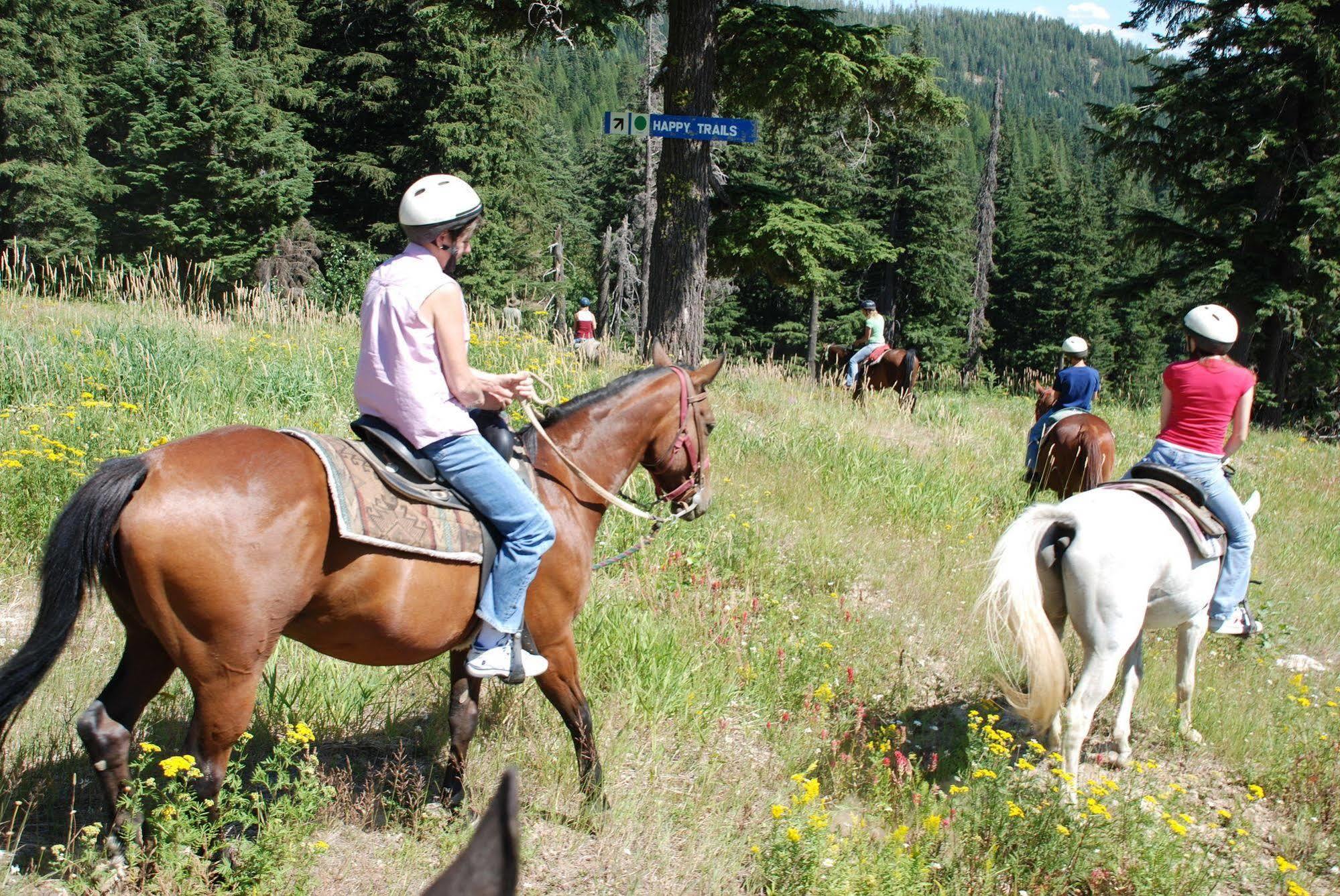 Schweitzer Mountain Resort White Pine Lodge サンドポイント エクステリア 写真